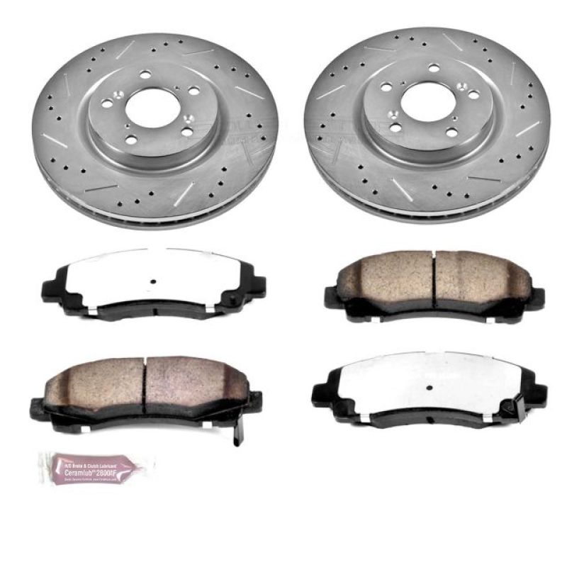 PSB Z36 Truck & Tow Kit - Power Stop 09-14 Acura TL Front Z36 Truck & Tow Brake Kit