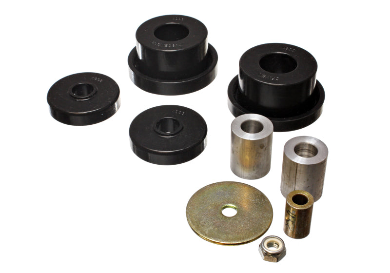 ES Diff Bushings - Black - Energy Suspension 08-10 Chrysler Challenger/07-10 Charger RWD Black Rear Diff Mount Bushing Set