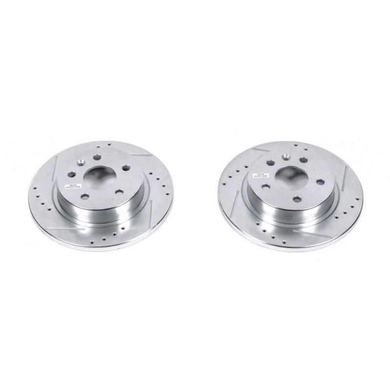 PSB Evolution Drill/Slot Rotor - Power Stop 13-19 Buick Encore Rear Evolution Drilled & Slotted Rotors - Pair