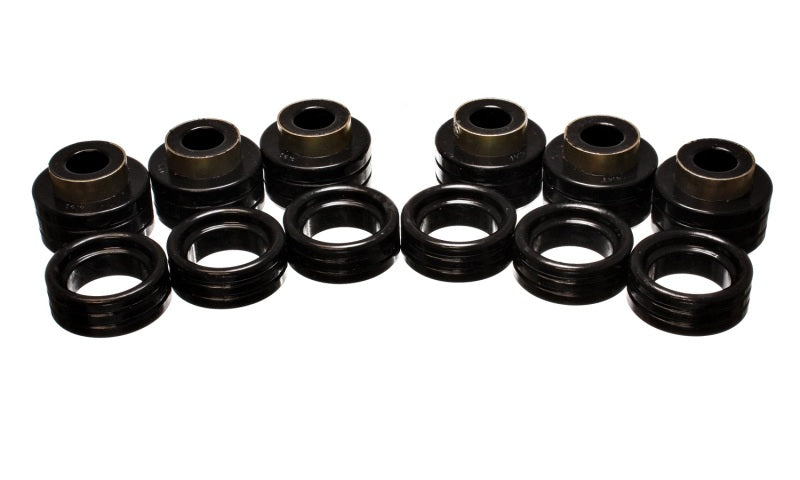 ES Body Mounts - Black - Energy Suspension 94-01 Dodge Ram 1500 / 94-02 Ram 2500/3500 Black Body (Cab) Mount Set