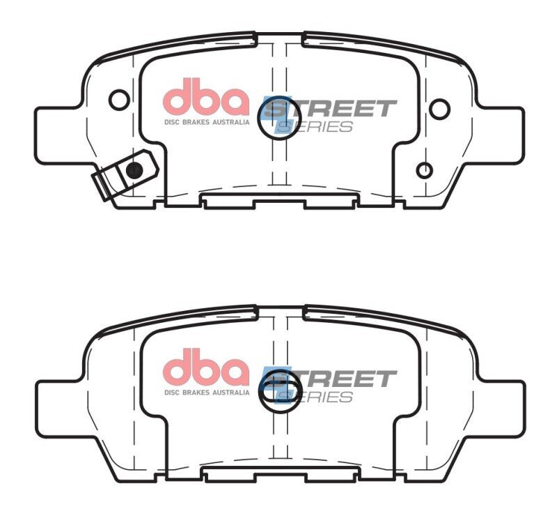 DBA Street Series Brake Pads - DBA 08-13 Infiniti G37 Street Series Rear Brake Pads