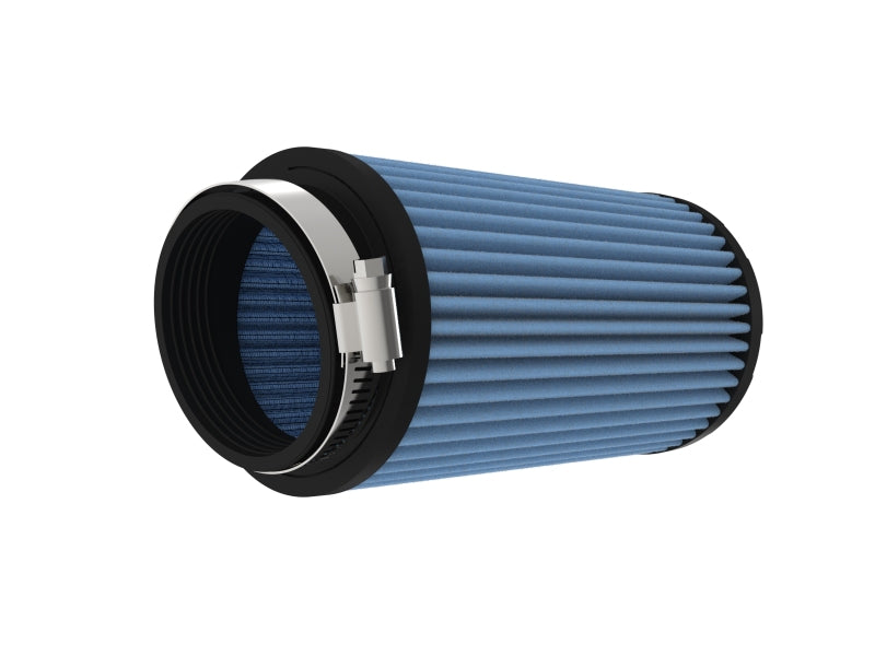 AFE Universal D2 Dura Dry Air Filter - aFe Magnum FORCE Intake Replacement Air Filter w/ D2 Dura-Dry 2-3/4in Fx4in Bx4in Tx7in Hx10 Deg