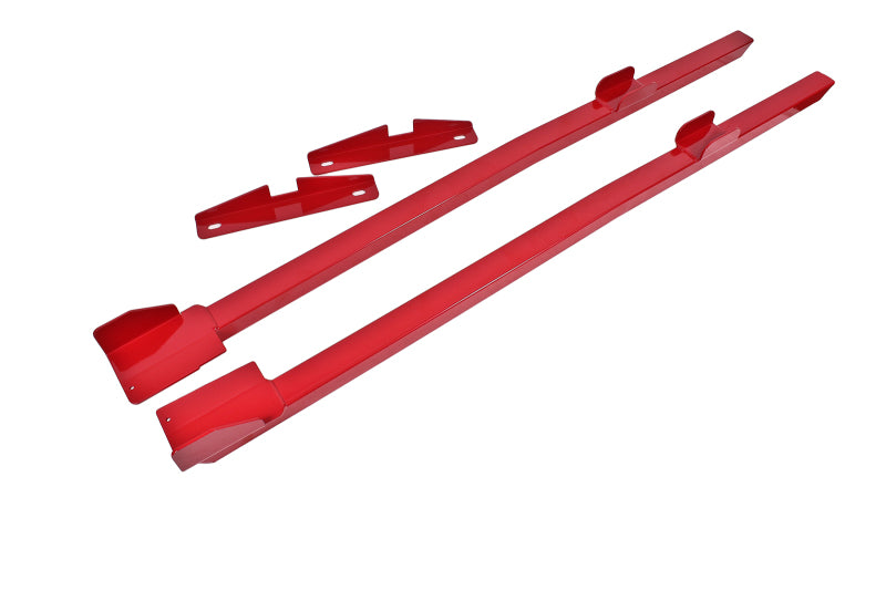 BMR Subframe Connectors - BMR 94-04 Mustang Hardtop Only Weld-On Boxed Premium Subframe Connectors - Red