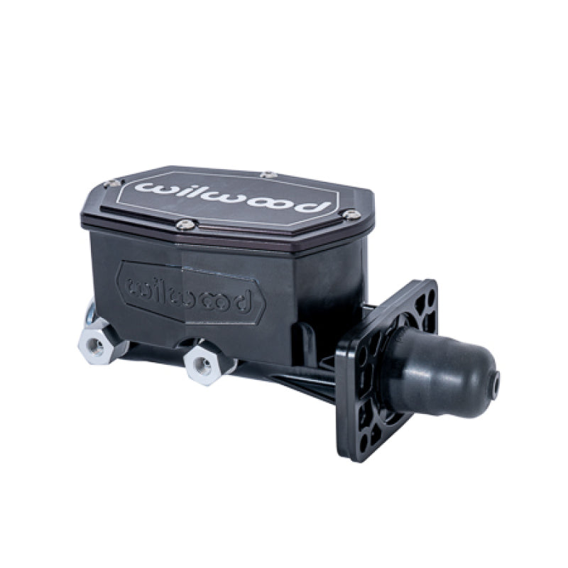 WIL Master Cylinder - Wilwood Compact Tandem Master Cylinder w/ Mopar 4 Bolt Flange 1in Bore - Black