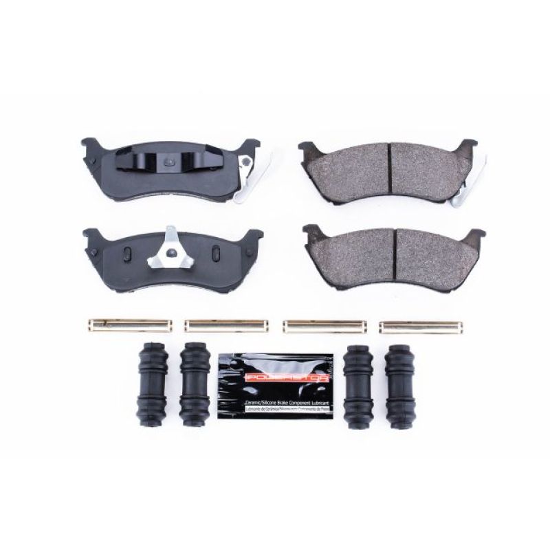 PSB Z23 Evolution Brake Pads - Power Stop 1998 Mercedes-Benz ML320 Rear Z23 Evolution Sport Brake Pads w/Hardware