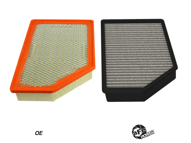 AFE Direct Fit Pro DRY S Air Filter - aFe 20-25 GM Diesel Trucks V8-6.6L (td) L5P Magnum FLOW OE Replacement Air Filter w/ Pro DRY S Media