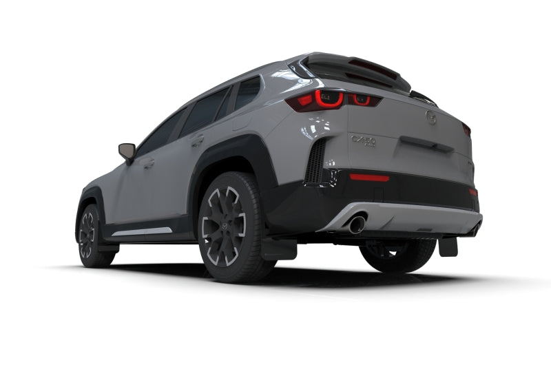 RAL UR Blk Flap/Rd Logo - Rally Armor 23-25 Mazda CX-50 (Will Not Fit CX-5) Black UR Mud Flap W/Red Logo