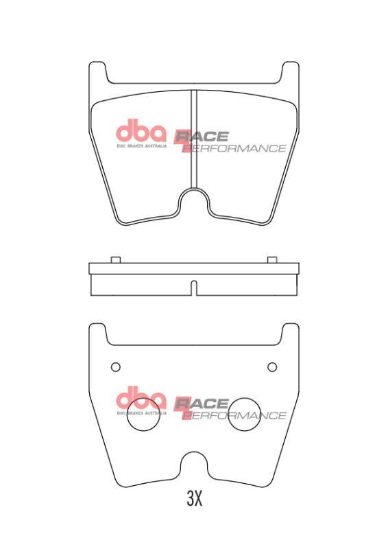 DBA RP Performance Brake Pads - DBA 17-20 Audi RS3 (w/Iron Disc) Front RP Performance Brake Pads