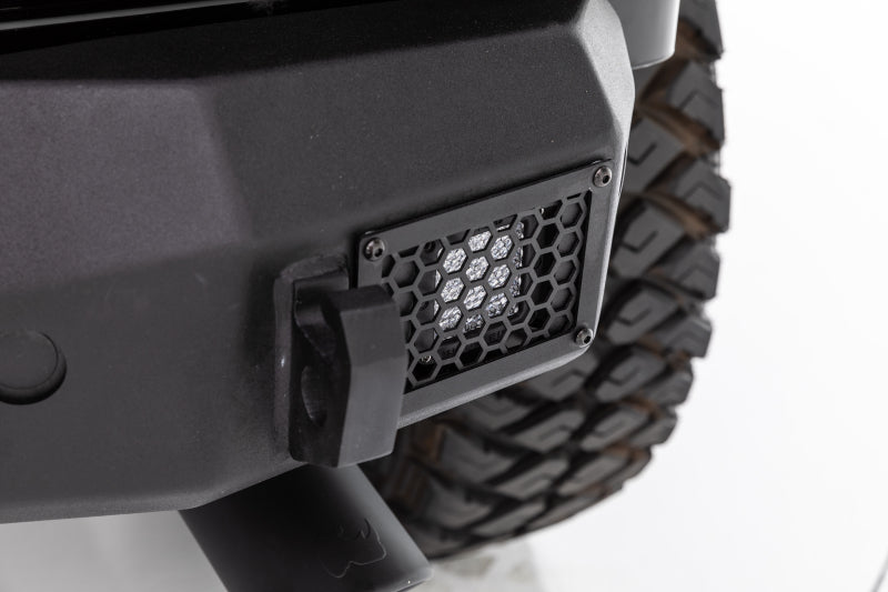 GOR Rockline Bumper - Go Rhino 18-20 Jeep Wrangler JL/JLU Rockline Rear Stubby Bumper