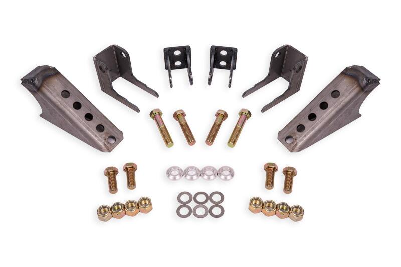 BMR Coilover Conversion Mounts - BMR 79-04 Ford Mustang Weld-In Adjustable Coilover Conversion Kit - Rear