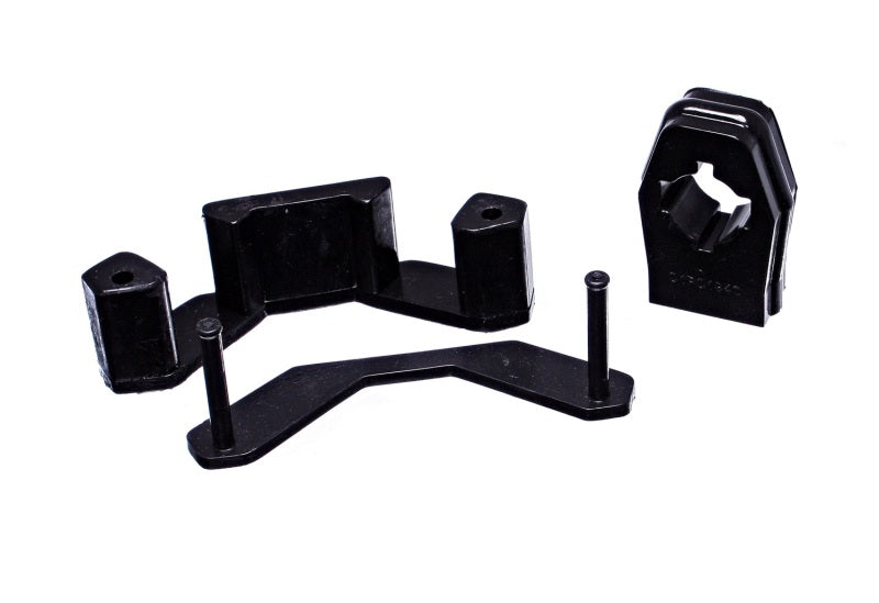 ES Trans Mounts - Black - Energy Suspension 2015 Ford Mustang Manual Transmission Mount Insert & Shifter Bushing Set