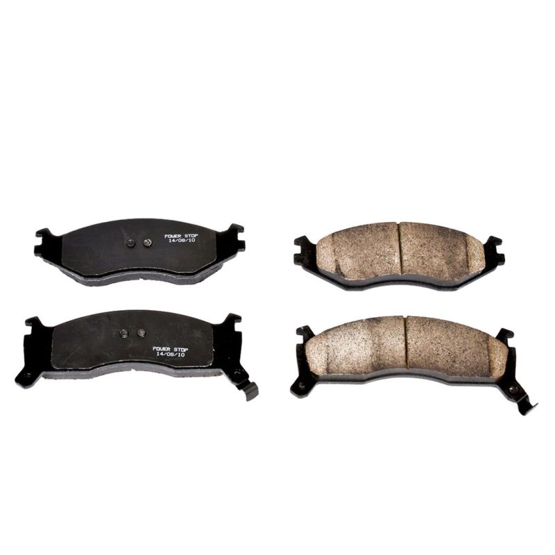 PSB Z16 Evolution Brake Pads - Power Stop 92-93 Chrysler Daytona Front Z16 Evolution Ceramic Brake Pads