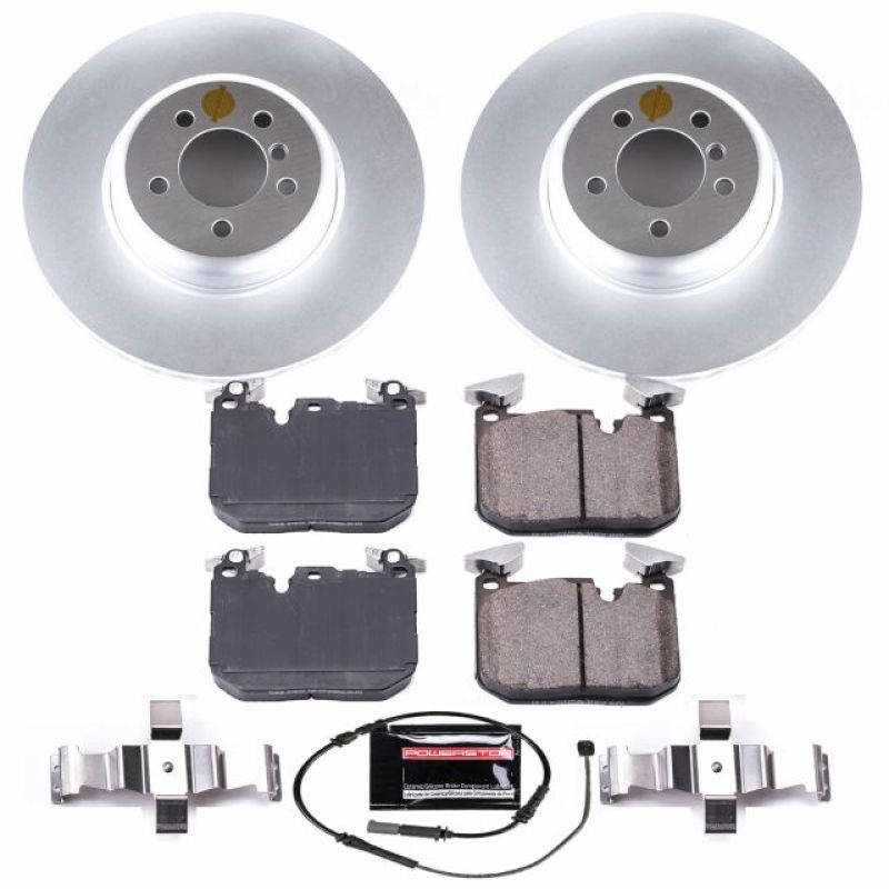 PSB Z23 Evolution Coated Kit - Power Stop 12-15 BMW 335i Front Z23 Evolution Sport Coated Brake Kit