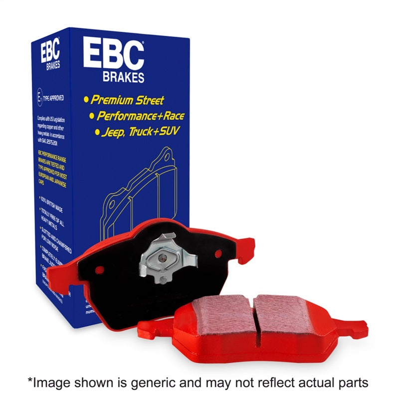 EBC Redstuff Brake Pad Sets - EBC 10+ Audi A5 2.0 Turbo Redstuff Front Brake Pads