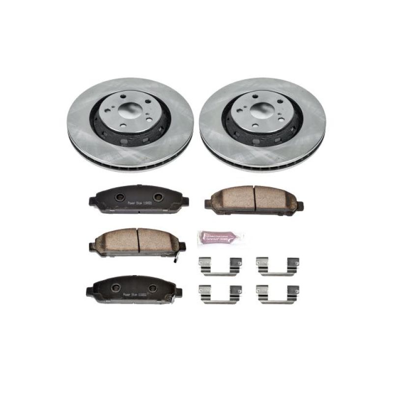 PSB Autospecialty Kit - Power Stop 09-16 Toyota Venza Front Autospecialty Brake Kit