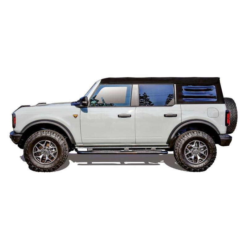 WES Nerf Bars - PRO TRAXX 4 - Westin 21-22 Ford Bronco (4-Door) PRO TRAXX 4 Oval Nerf Step Bars - Textured Black