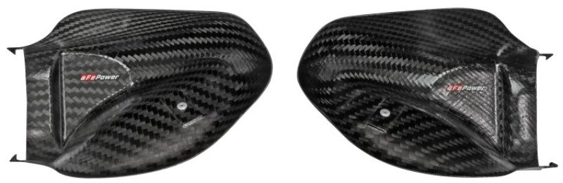 AFE Air Scoops - aFe Momentum Black Series Carbon Fiber Dynamic Air Scoop - BMW M5 (F90) 18-19