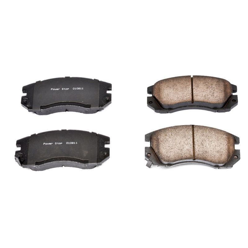 PSB Z16 Evolution Brake Pads - Power Stop 91-94 Subaru Legacy Front Z16 Evolution Ceramic Brake Pads