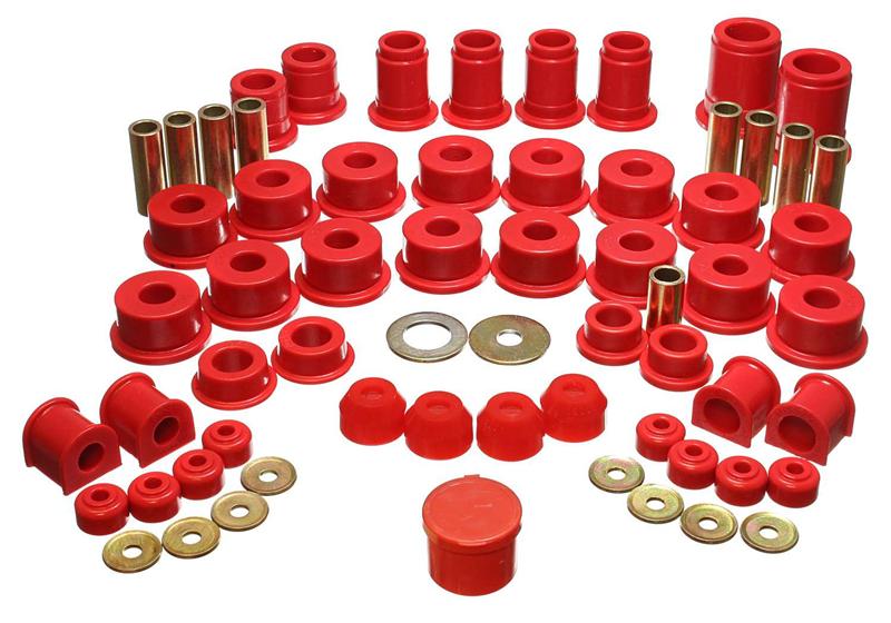 ES Hyper-Flex Sets - Red - Energy Suspension 90-95 Toyota 4 Runner 2WD/4WD Red Hyper-Flex Master Bushing Set