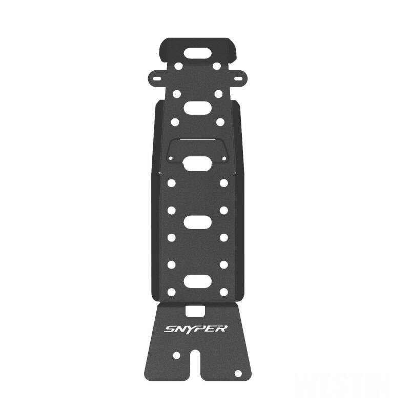 WES Skid Plates - Westin/Snyper 07-17 Jeep Wrangler Oil Pan/Transmission Skid Plate - Textured Black