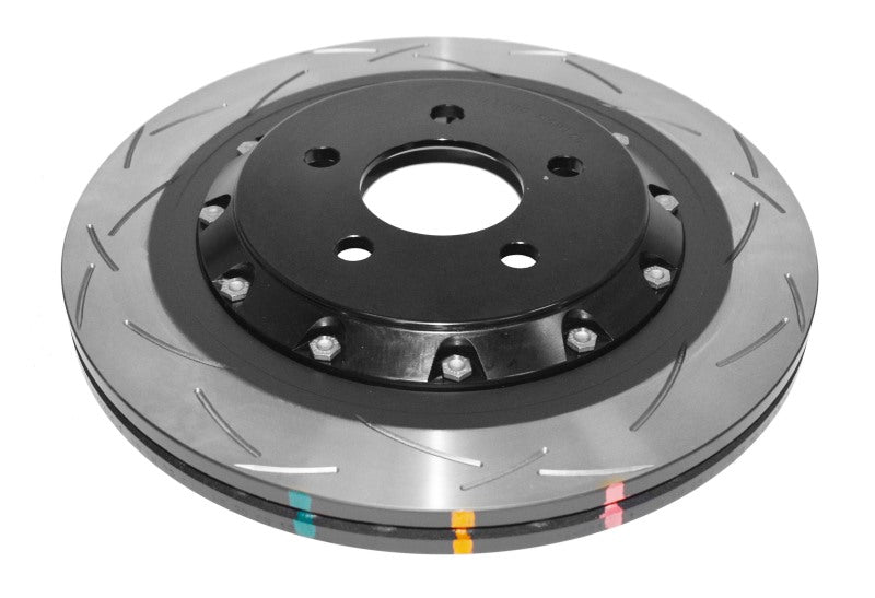DBA 5000 Series Slotted Rotors - DBA 15+ Ford Mustang 2.3L/5.0L Rear Slotted 5000 Series 2 Piece Rotor w/ Black Hat