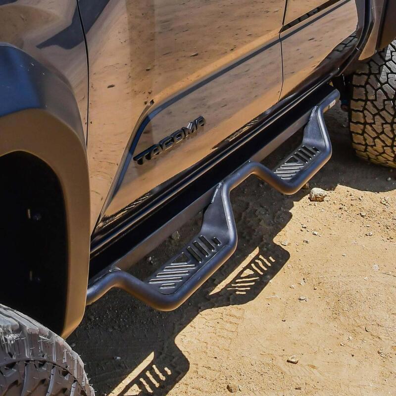 WES Nerf Bars - Outlaw - Westin 2024 Toyota Tacoma Outlaw Drop Nerf Step Bars - Textured Black