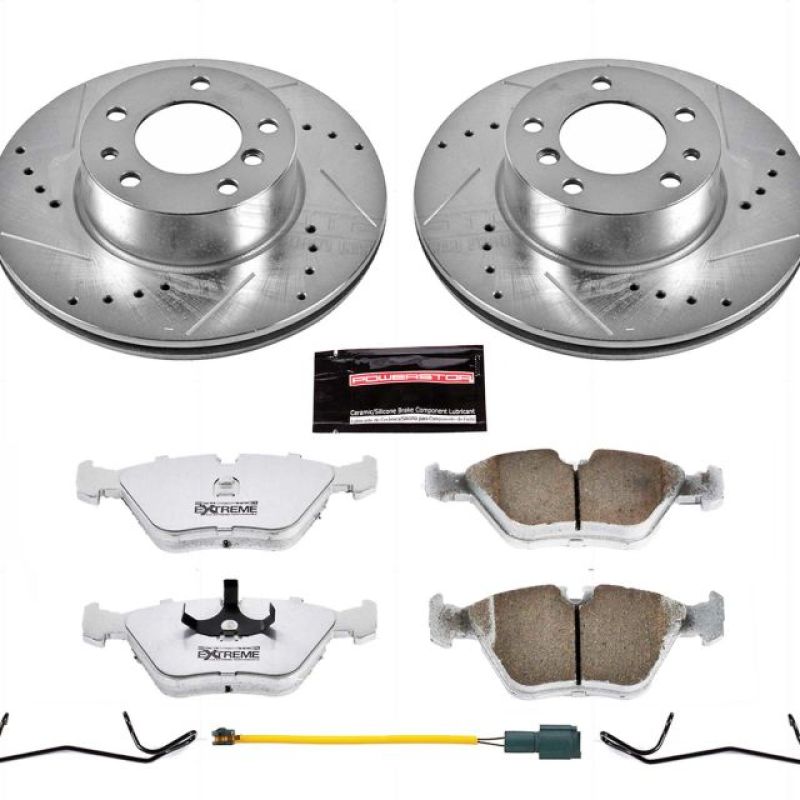 PSB Z26 Street Warrior Kit - Power Stop 1989 BMW 525i Front Z26 Street Warrior Brake Kit