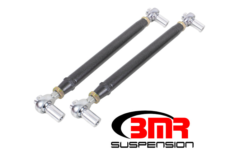 BMR Control Arms - BMR 99-04 Mustang Chrome Moly Lower Control Arms w/ Double Adj. Rod Ends - Black Hammertone