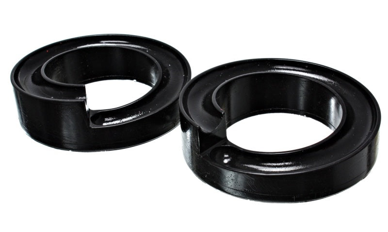 ES Spring Isolators - Black - Energy Suspension 97-03 Ford F100/F150 2WD 1 inch Front Coil Lift Isolator Set