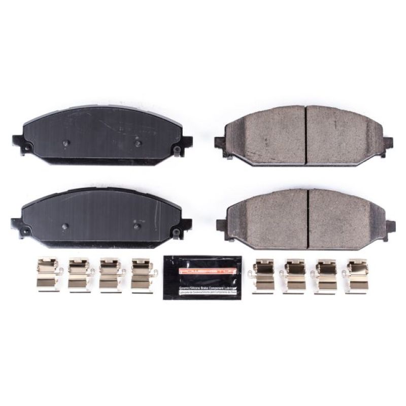 PSB Z23 Evolution Brake Pads - Power Stop 2019 Ram 1500 Front Z23 Evolution Sport Brake Pads w/Hardware