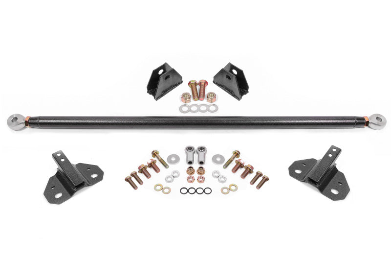 BMR Shock Mounts - BMR 15-23 Ford S550 Mustang Shock Mount Kit - Black Hammertone