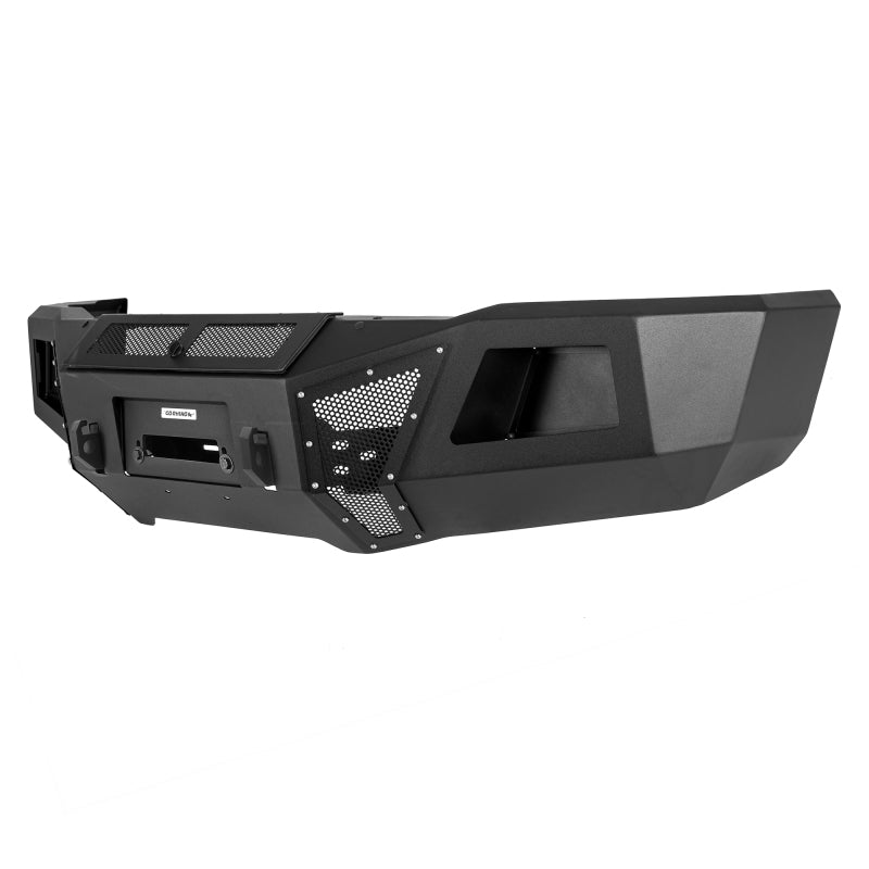 GOR BR11 Bumper - Go Rhino 15-19 Chevrolet Silverado 2500HD/3500HD BR11 Front Bumper Replacement - Tex. Black