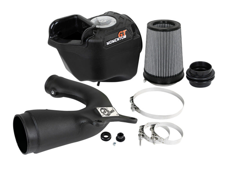 AFE Momentum GT Cold Air Intakes - aFe Momentum GT Pro DRY S CAI System 12-18 Jeep Wrangler (JK) V6-3.6L (Only Models w/Sprintex S/C)