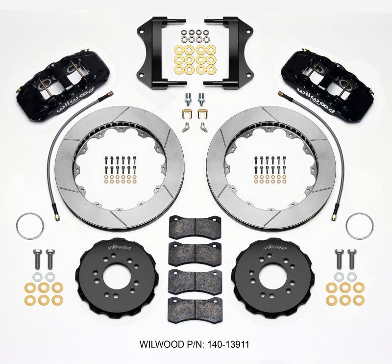 WIL Aero Brake Kit - Wilwood AERO6 Front Hat Kit 15.00 2014-up Corvette C7 w/Lines