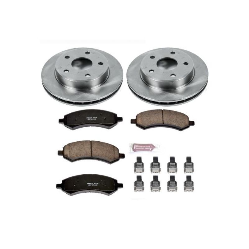 PSB Autospecialty Kit - Power Stop 05-10 Dodge Dakota Front Autospecialty Brake Kit