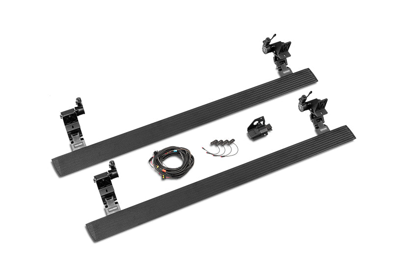 GOR RealTruck VoltStep Running Boards - RealTruck 19-25 Chevy Silverado 1500 DC 4dr VoltStep Electric Running Board Kit - Tex. Blk