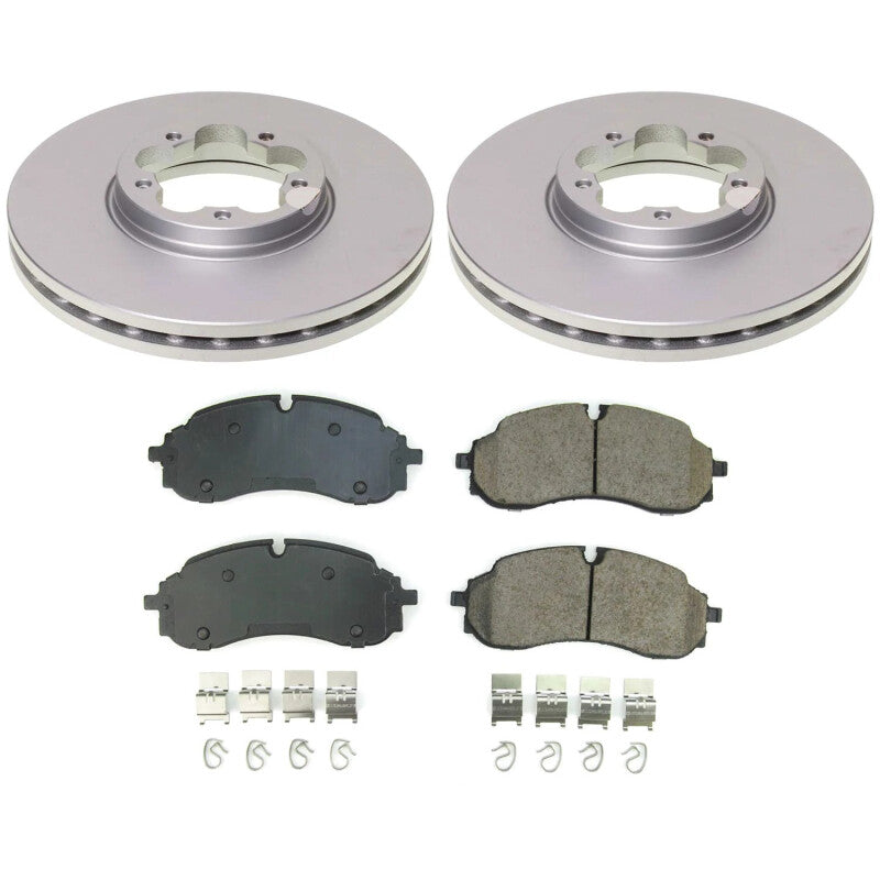 PSB Z17 Evolution Coated Kit - Power Stop 22-23 Ford E-Transit Front Z17 Coated Brake Kit