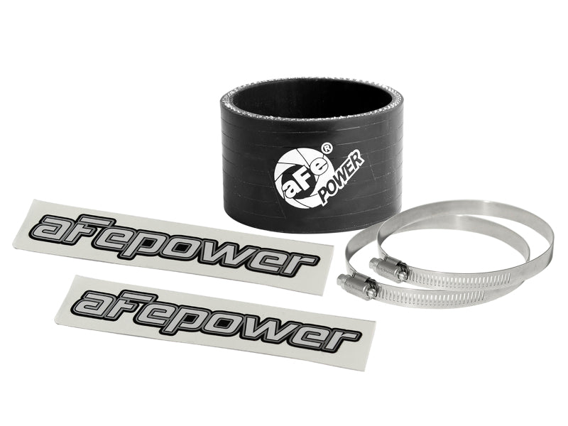 AFE Elbow Reducing Couplers - aFe Magnum FORCE Intake Coupling Kit (2-1/4 IN ID x 1-1/2 IN L) Straight Coupler - Black