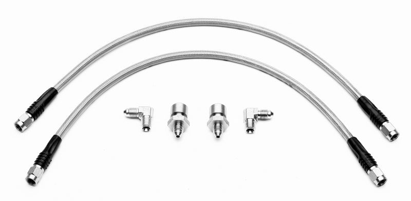 WIL Flexline Brake Hose - Wilwood Flexline Kit 00-03 Civic SI 94-01Integra w/Forged Dynalite Front Caliper