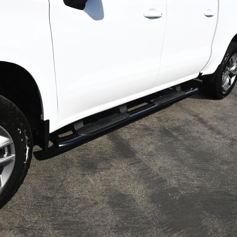 WES Nerf Bars - PRO TRAXX 5 - Westin 2019 Chevrolet Silverado/Sierra 1500 Crew Cab Non LD PRO TRAXX 5 Oval Nerf Step Bars - Black