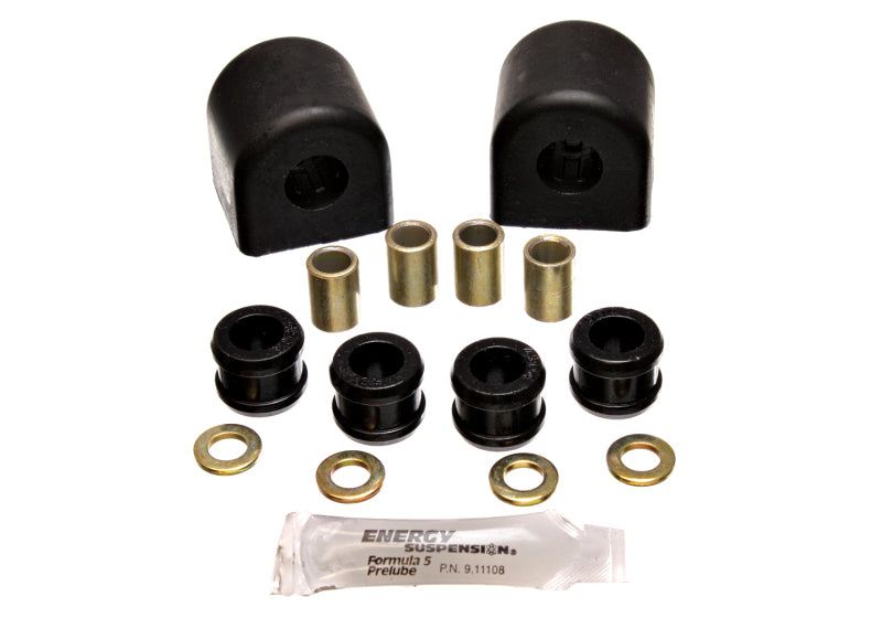 ES Sway Bar Bushings - Black - Energy Suspension 84-96 Chevy Corvette Black Reuse OE 22mm OD Rear Sway Bar Brackets